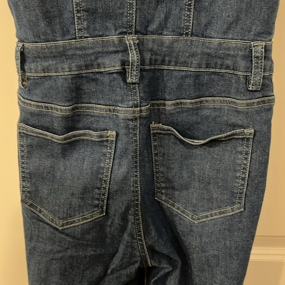 Lightly worn Mebon size S Jean jumpsuit short sleeve - Picture 16 of 16